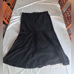 Old Navy Black Textured Skirt
